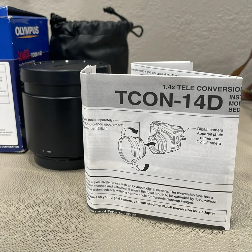 Olympus TCON-14D 1.4x Tele Conversion Lens Camedia New